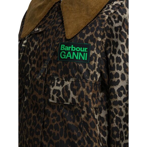 Barbour Barbour X Ganni Waxed Jacket Tag Size 12 Women - Picture 3 of 4